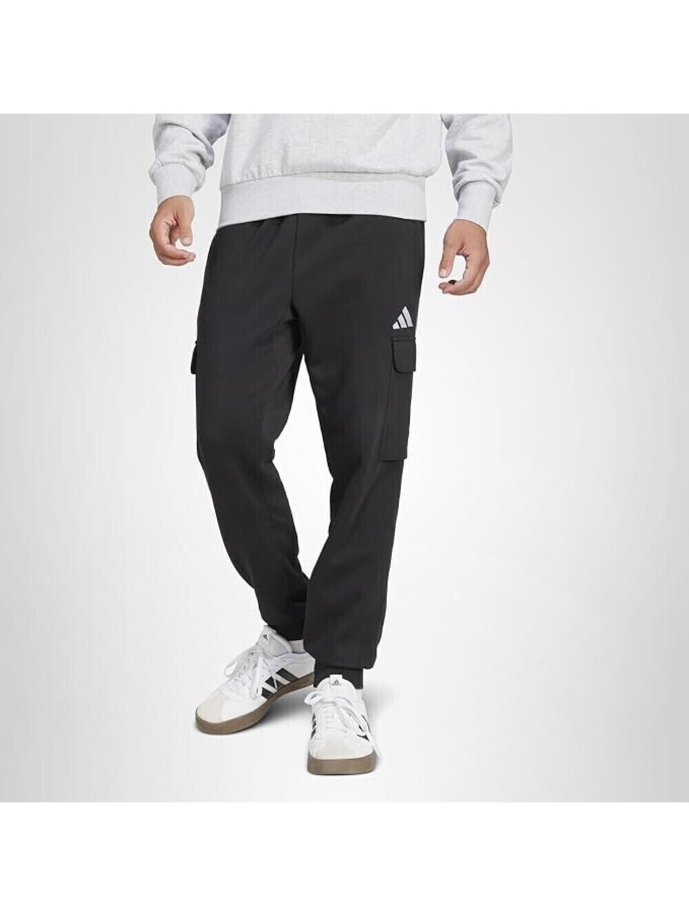 adidas Men's Essentials FeelCozy Fleece Cargo Pants 2xs